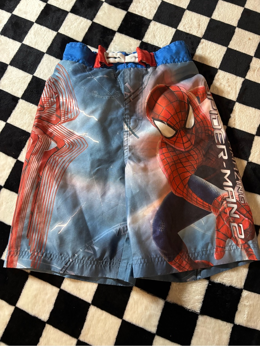 Size 6 spiderman 2 swim shorts
